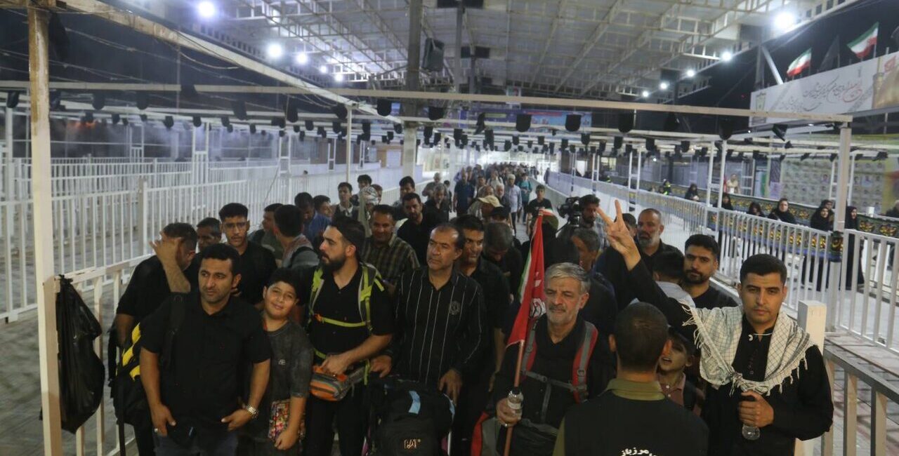 تپش قلب ایران در مسیر کربلا؛ ترددها در مرز مهران از ۶۰۰ هزار نفر گذشت