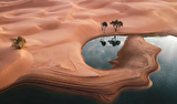 دریاچه‌ای با عمق ۴۲ متر، در بیابان‌های عربستان!