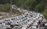 ترافیک سنگین در محورهای چالوس و هراز