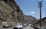 تردد روان در آزادراه تهران-شمال و ترافیک سنگین در جاده چالوس