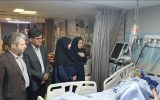 عیادت معاون رییس‌جمهوری از حادثه‌دیدگان حملات رژیم صهیونیستی
