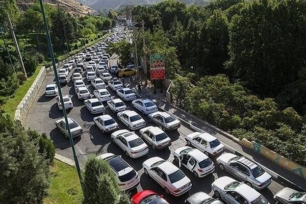 ترافیک سنگین در جاده‌های شمالی کشور