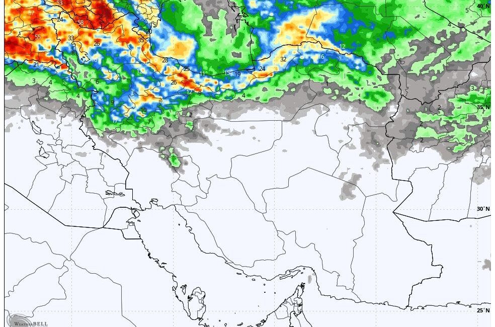 هشدار بارش‌های سنگین در ۱۴ استان؛ احتمال وقوع خسارت جانی و مالی