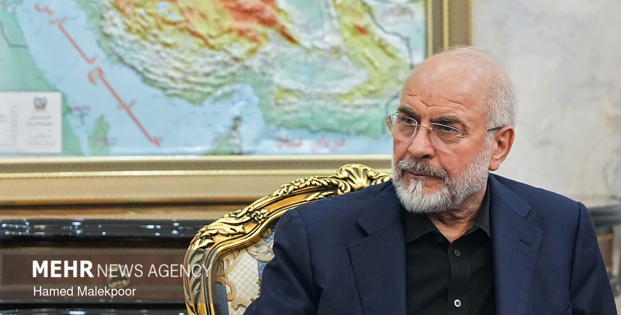 قالیباف: حضور آمریکا در منطقه زمینه ناامنی را فراهم می‌کند