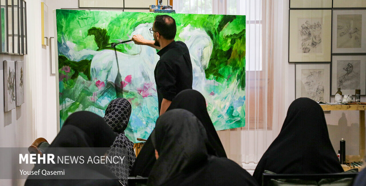از خلق نقاشی روح‌الامین تا داغ میناب و جام‌جهانی در آثار هنرمندان